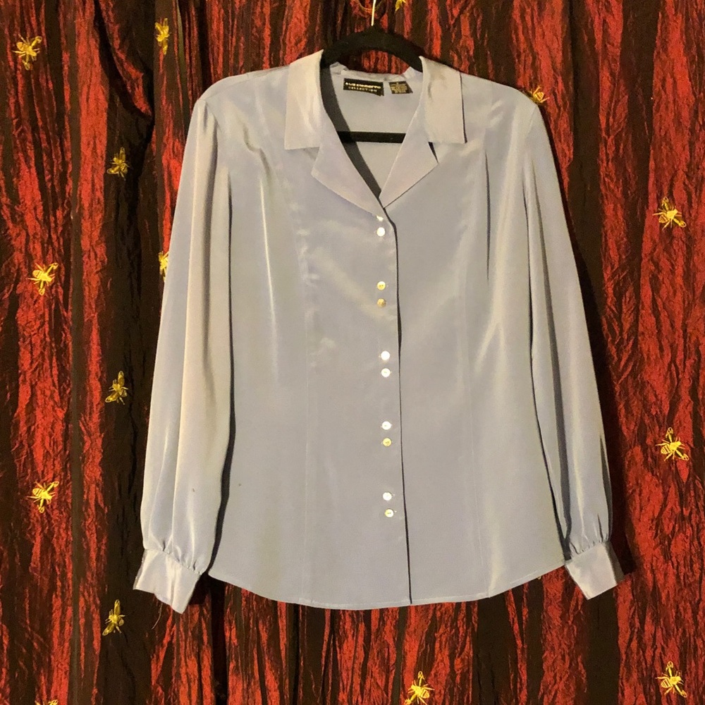 Baby blue blouse